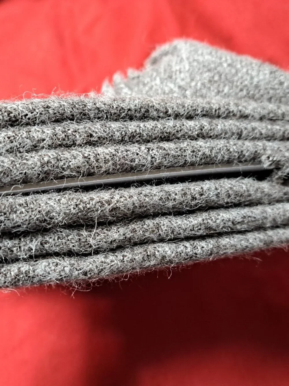 ANDEAN PURE NATURAL ALPACA WOOL THROW GREY NEW IN PKG 51